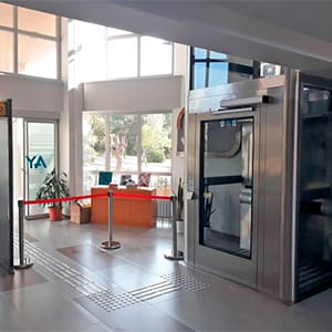 kapalı tip engelli asansörü